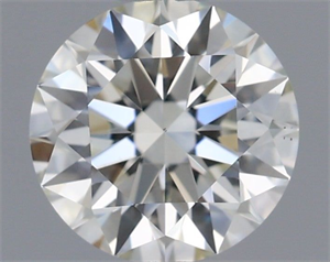 Picture of Natural Diamond 0.61 Carats, Round with Excellent Cut, I Color, VS1 Clarity and Certified by IGI