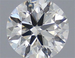 Picture of Natural Diamond 0.60 Carats, Round with Very Good Cut, L Color, VVS2 Clarity and Certified by GIA