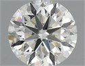 Natural Diamond 0.60 Carats, Round with Very Good Cut, L Color, SI1 Clarity and Certified by GIA