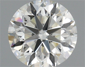 Picture of Natural Diamond 0.60 Carats, Round with Very Good Cut, L Color, SI1 Clarity and Certified by GIA