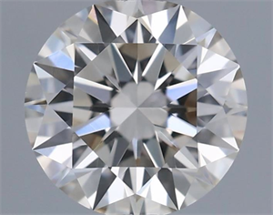 Picture of Natural Diamond 0.60 Carats, Round with Excellent Cut, K Color, VVS2 Clarity and Certified by GIA