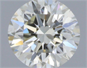 Natural Diamond 0.60 Carats, Round with Very Good Cut, L Color, VS1 Clarity and Certified by GIA