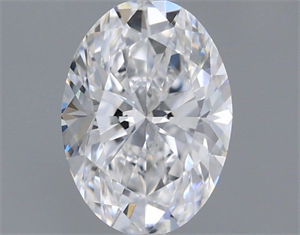 Picture of Natural Diamond 0.62 Carats, Oval with  Cut, D Color, IF Clarity and Certified by GIA