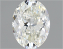 Natural Diamond 0.61 Carats, Oval with  Cut, J Color, VVS2 Clarity and Certified by GIA