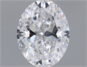 Natural Diamond 0.61 Carats, Oval with  Cut, D Color, VS1 Clarity and Certified by GIA