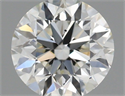 Diamante Natural 0.61 quilates, Redondo , Color J, claridad VS2 y certificado GIA
