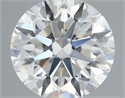 Diamante Natural 0.61 quilates, Redondo , Color K, claridad VVS2 y certificado GIA