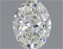 Natural Diamond 0.52 Carats, Oval with  Cut, G Color, VS2 Clarity and Certified by GIA