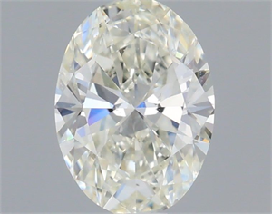 Picture of Natural Diamond 0.52 Carats, Oval with  Cut, J Color, SI1 Clarity and Certified by GIA