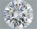 Del inventario de diamantes de laboratorio, 1.10 quilates, Redondo , Color E, claridad VS1 y certificado IGI