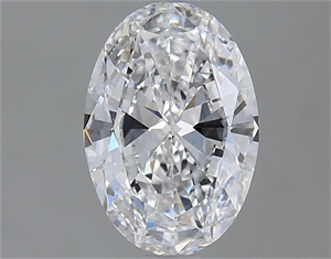 Picture of Natural Diamond 1.20 Carats, Oval with  Cut, D Color, VVS1 Clarity and Certified by GIA