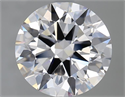 Diamante Natural 3.51 quilates, Redondo , Color F, claridad IF y certificado GIA