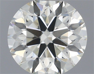 Picture of Natural Diamond 0.70 Carats, Round with Excellent Cut, K Color, VVS2 Clarity and Certified by GIA