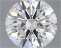 Natural Diamond 0.42 Carats, Round with Excellent Cut, I Color, VVS2 Clarity and Certified by GIA