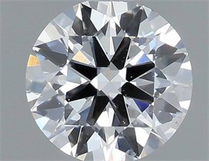 Picture of Natural Diamond 0.40 Carats, Round with Excellent Cut, E Color, SI2 Clarity and Certified by IGI