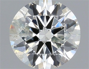 Picture of Natural Diamond 0.40 Carats, Round with Very Good Cut, I Color, I1 Clarity and Certified by IGI
