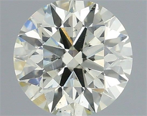 Picture of Natural Diamond 0.40 Carats, Round with Excellent Cut, N Color, SI1 Clarity and Certified by IGI