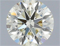 Natural Diamond 0.40 Carats, Round with Excellent Cut, L Color, SI1 Clarity and Certified by IGI