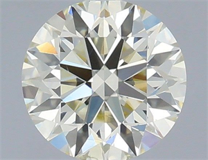 Picture of Natural Diamond 0.40 Carats, Round with Excellent Cut, L Color, SI1 Clarity and Certified by IGI