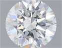 Natural Diamond 0.40 Carats, Round with Excellent Cut, G Color, SI1 Clarity and Certified by IGI