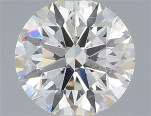 Picture of Natural Diamond 0.40 Carats, Round with Excellent Cut, I Color, SI1 Clarity and Certified by IGI