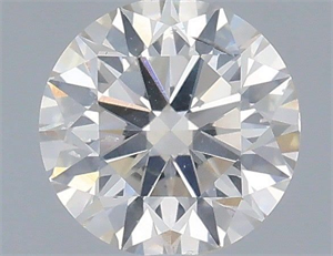 Picture of Natural Diamond 0.40 Carats, Round with Excellent Cut, I Color, SI2 Clarity and Certified by IGI