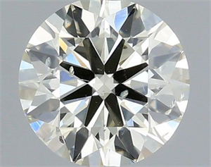 Picture of Natural Diamond 0.41 Carats, Round with Excellent Cut, L Color, SI1 Clarity and Certified by IGI