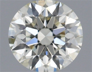 Picture of Natural Diamond 0.58 Carats, Round with Excellent Cut, J Color, VS2 Clarity and Certified by IGI