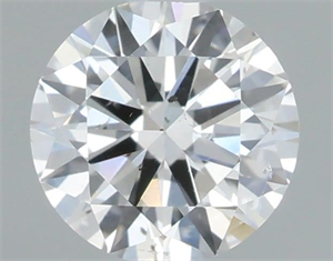 Picture of Natural Diamond 0.40 Carats, Round with Excellent Cut, H Color, SI1 Clarity and Certified by IGI