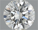 Natural Diamond 0.40 Carats, Round with Excellent Cut, H Color, SI1 Clarity and Certified by IGI