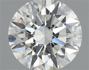 Picture of Natural Diamond 0.40 Carats, Round with Excellent Cut, H Color, SI1 Clarity and Certified by IGI