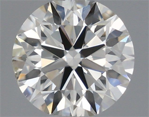 Picture of Natural Diamond 0.40 Carats, Round with Excellent Cut, H Color, SI1 Clarity and Certified by IGI