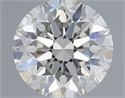 Natural Diamond 0.41 Carats, Round with Excellent Cut, H Color, SI1 Clarity and Certified by IGI