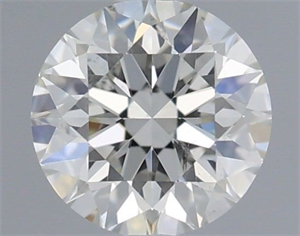Picture of Natural Diamond 0.41 Carats, Round with Excellent Cut, H Color, SI1 Clarity and Certified by IGI