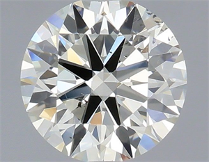 Foto Diamante Natural 0.50 quilates, Redondo , Color K, claridad SI1 y certificado IGI de