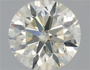 Picture of Natural Diamond 0.50 Carats, Round with Excellent Cut, L Color, SI1 Clarity and Certified by IGI
