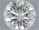 Natural Diamond 0.70 Carats, Round with Excellent Cut, H Color, SI1 Clarity and Certified by IGI