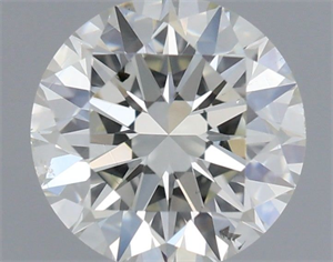 Picture of Natural Diamond 0.70 Carats, Round with Excellent Cut, H Color, SI1 Clarity and Certified by IGI