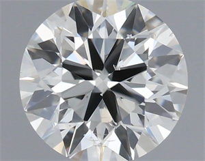 Picture of Natural Diamond 0.70 Carats, Round with Excellent Cut, H Color, SI1 Clarity and Certified by IGI