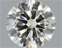 Natural Diamond 0.50 Carats, Round with Excellent Cut, K Color, SI1 Clarity and Certified by IGI