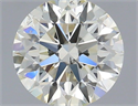 Natural Diamond 0.50 Carats, Round with Excellent Cut, K Color, SI1 Clarity and Certified by IGI