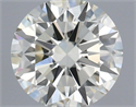Natural Diamond 0.45 Carats, Round with Excellent Cut, K Color, VS1 Clarity and Certified by IGI