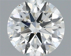 Picture of Natural Diamond 0.40 Carats, Round with Excellent Cut, H Color, SI1 Clarity and Certified by IGI