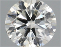 Natural Diamond 0.40 Carats, Round with Excellent Cut, I Color, SI2 Clarity and Certified by IGI