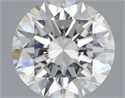 Natural Diamond 0.40 Carats, Round with Excellent Cut, H Color, SI1 Clarity and Certified by IGI