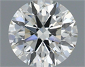 Natural Diamond 0.50 Carats, Round with Excellent Cut, H Color, SI2 Clarity and Certified by IGI