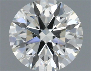 Picture of Natural Diamond 0.50 Carats, Round with Excellent Cut, H Color, SI2 Clarity and Certified by IGI