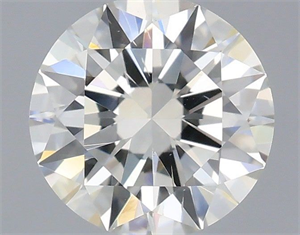 Picture of Natural Diamond 0.50 Carats, Round with Excellent Cut, I Color, SI1 Clarity and Certified by IGI