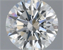 Natural Diamond 0.41 Carats, Round with Excellent Cut, H Color, SI1 Clarity and Certified by IGI