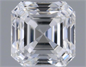 Natural Diamond 0.50 Carats, Asscher with  Cut, E Color, VS1 Clarity and Certified by GIA
